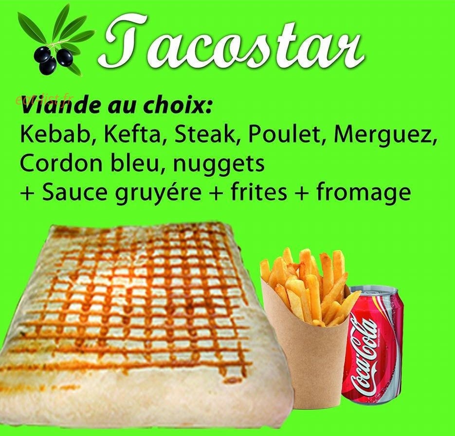 Star Kebab — carte page 1