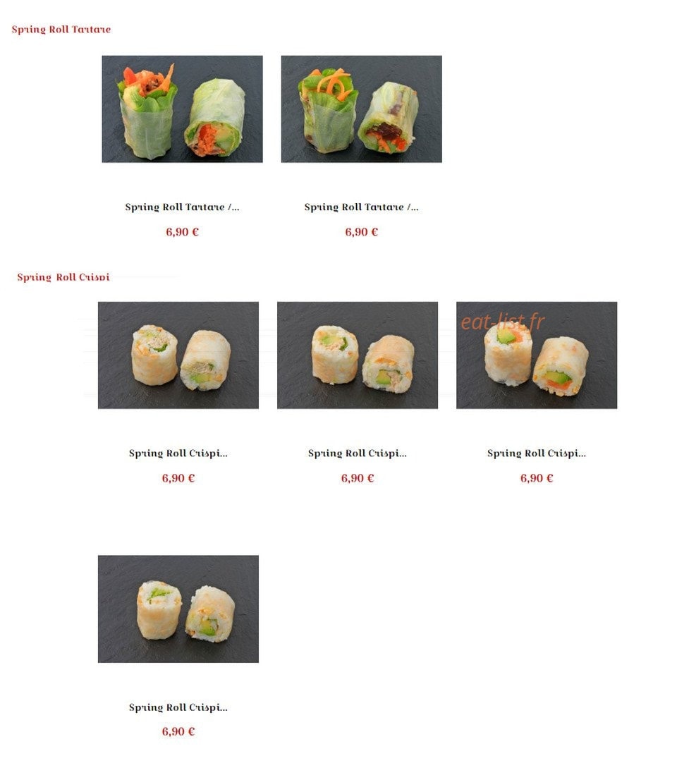 Sushi La Fauceille — carte page 11