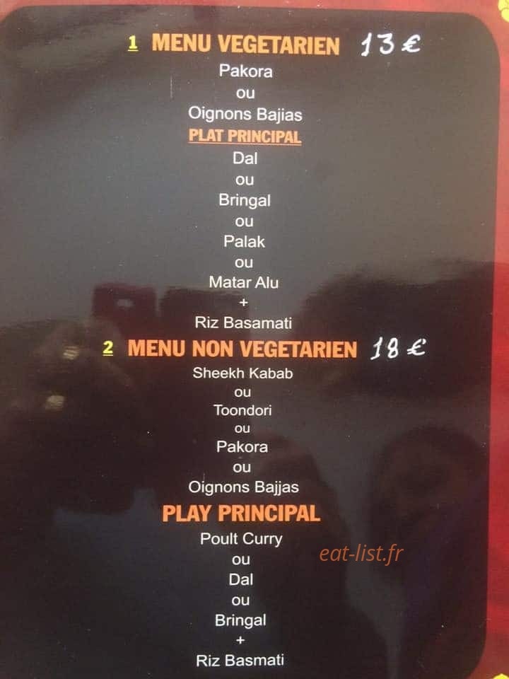 Tandoori — carte page 4