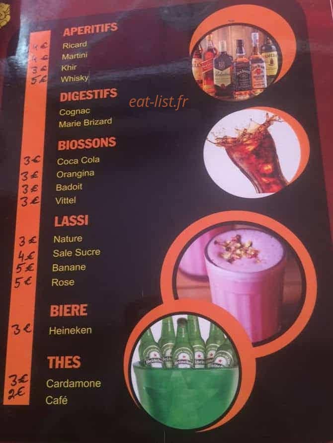 Tandoori — carte page 5