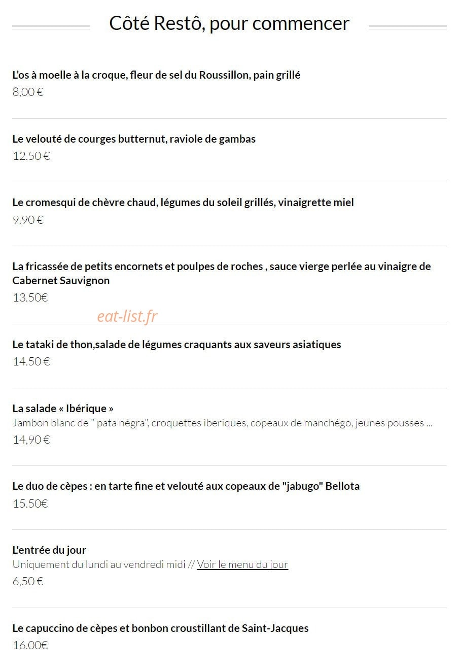 Thierry Astruc — carte page 1