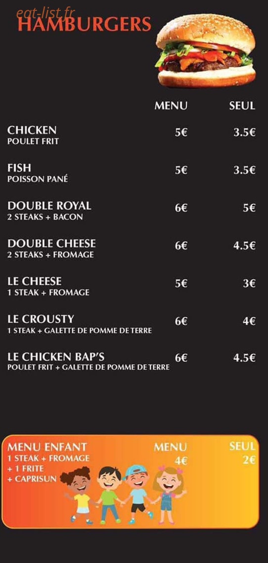 Tk'b Food — carte page 3