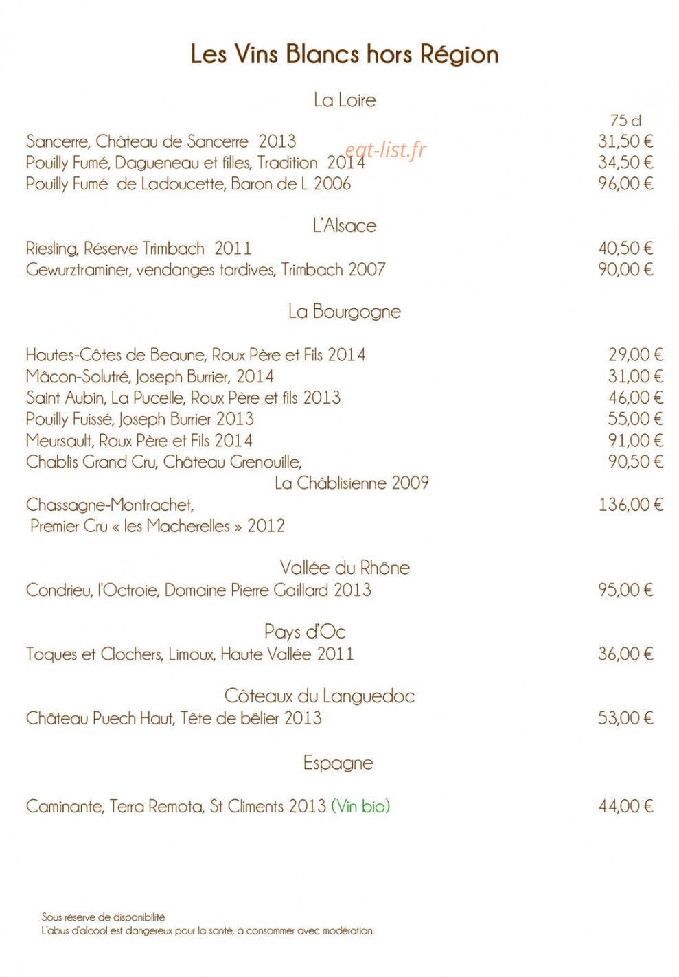 Villa Duflot — carte page 10