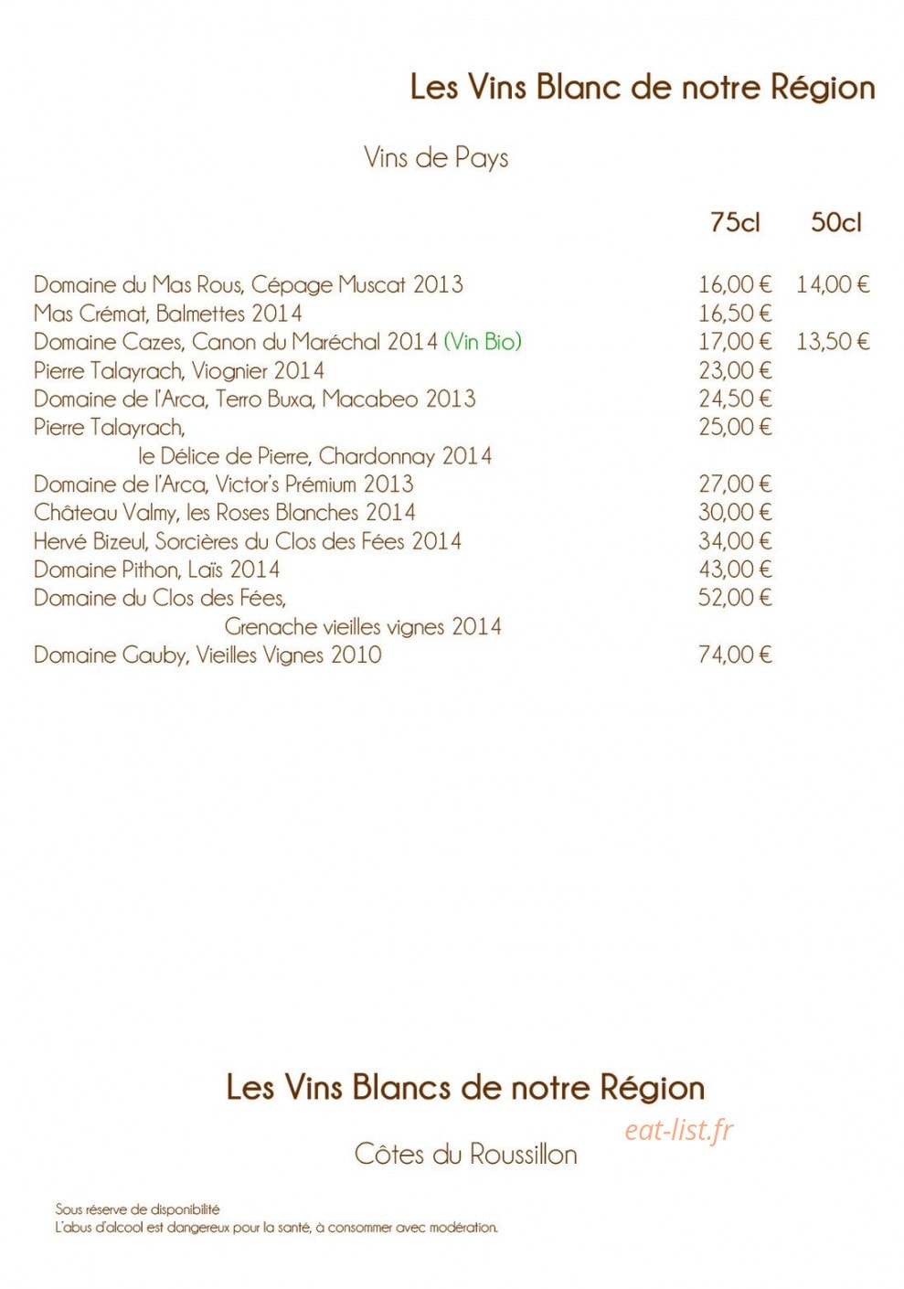Villa Duflot — carte page 8