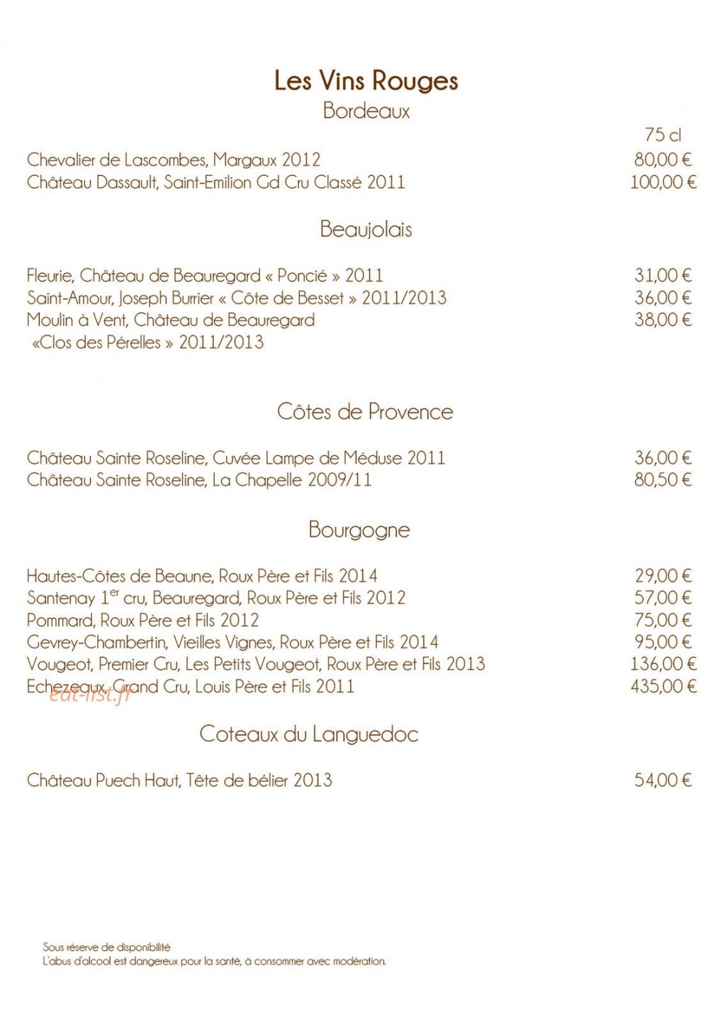 Villa Duflot — carte page 16