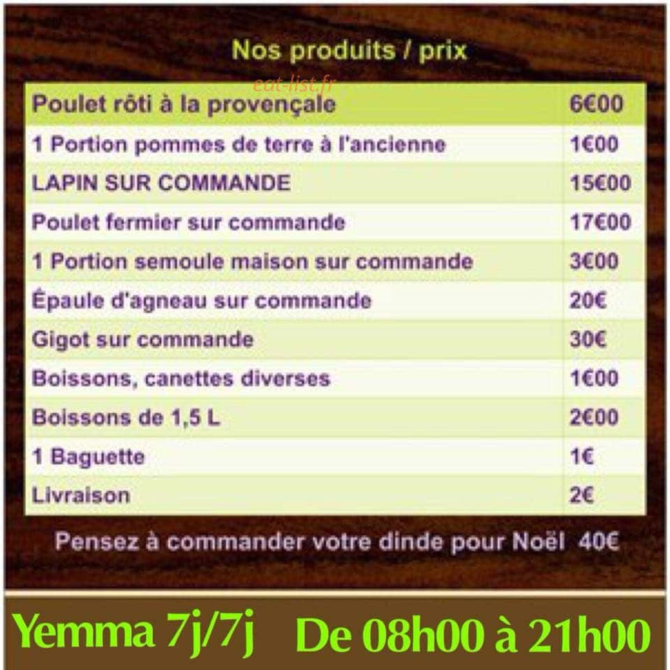 Yemma — carte page 1
