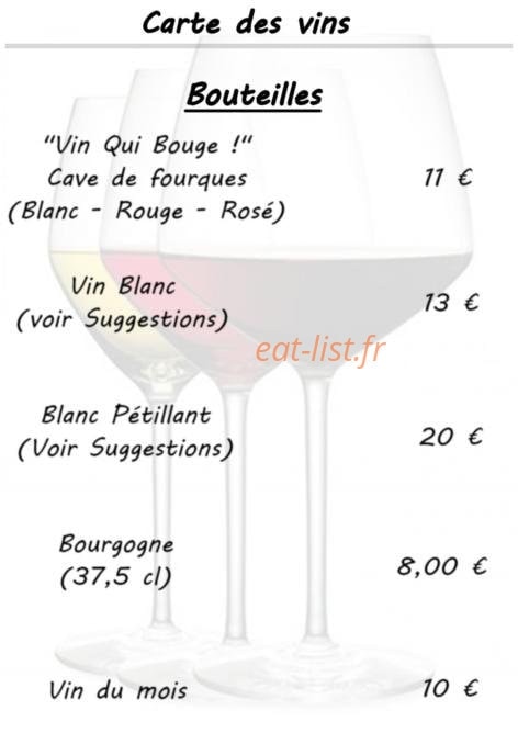Le Relais de St-Marsal — carte page 9