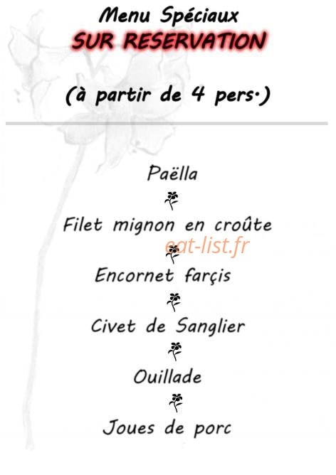 Le Relais de St-Marsal — carte page 4