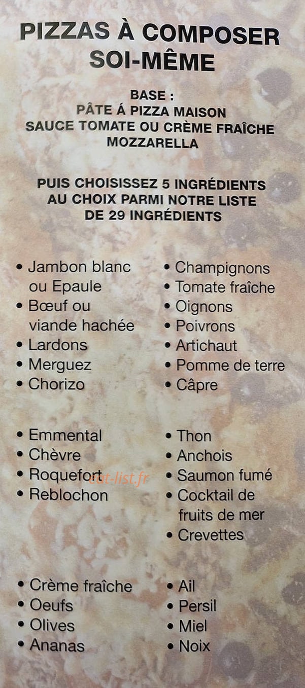Rôtisserie Paret — carte page 3