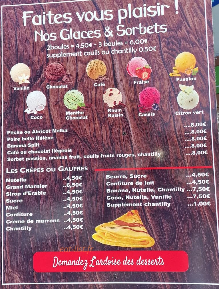 La Fermette — carte page 6