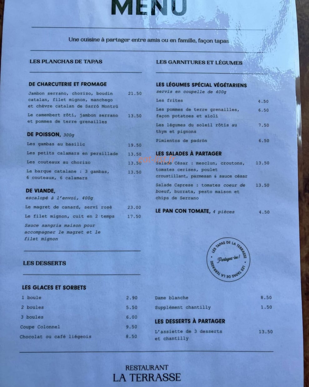 Pyrénées Hôtel — carte page 1
