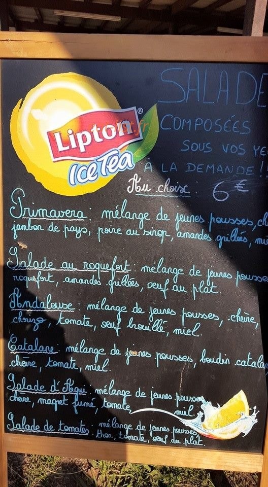 Crêperie d'Aqui — carte page 1