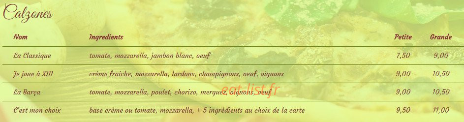 La Sardane — carte page 5
