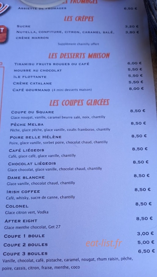 Le Square — carte page 2