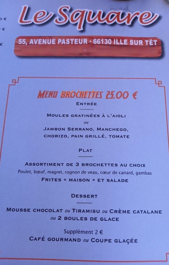 Le Square — carte page 3