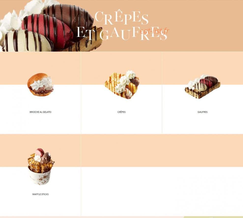 Amorino — carte page 6