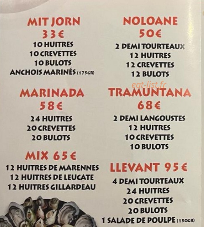 Chez la miode — carte page 1