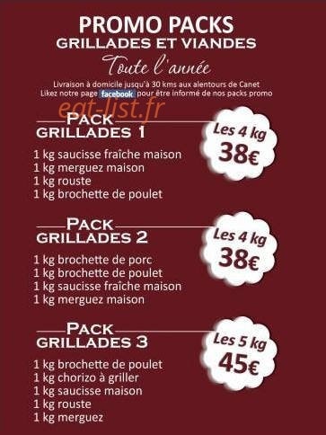Chez Laurent et Claudia — carte page 2
