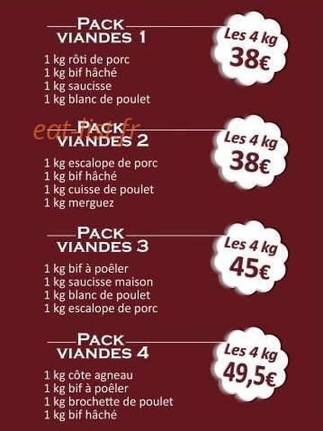 Chez Laurent et Claudia — carte page 3