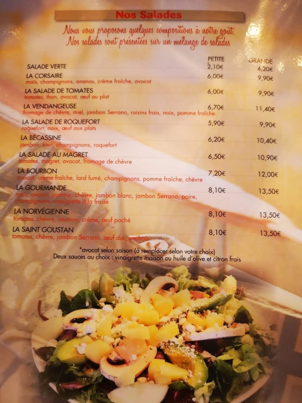 Crêperie bretonne de la colline — carte page 4