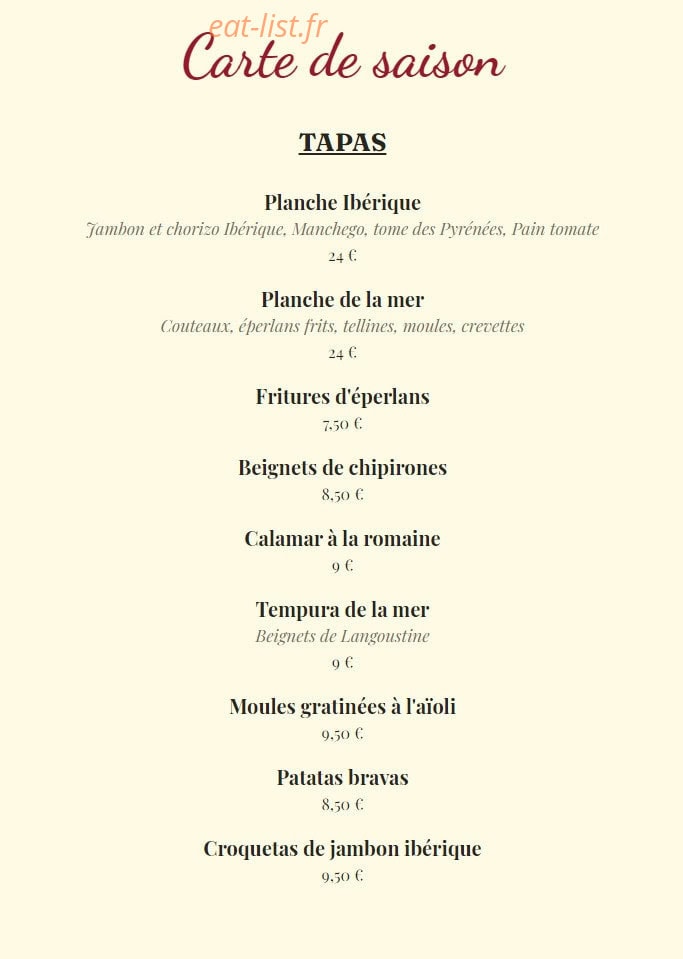Felicidad — carte page 3