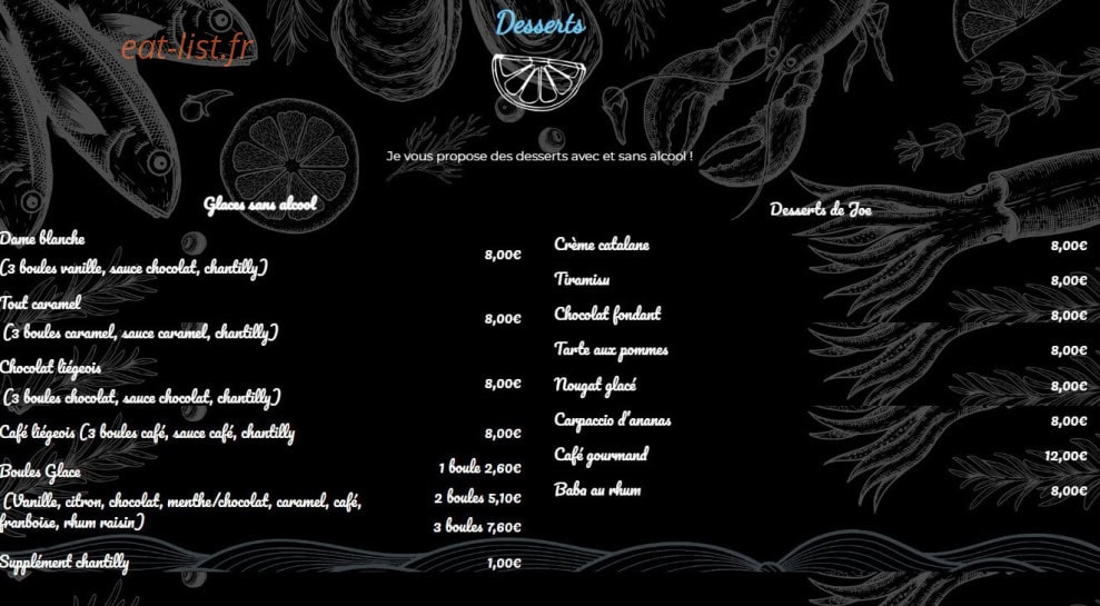 La Marée de Joe — carte page 5