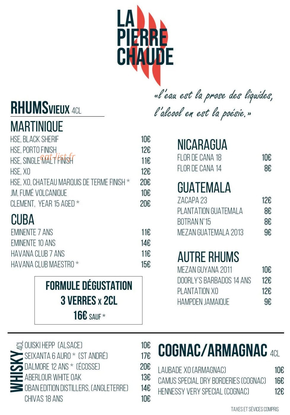 La pierre chaude — carte page 6