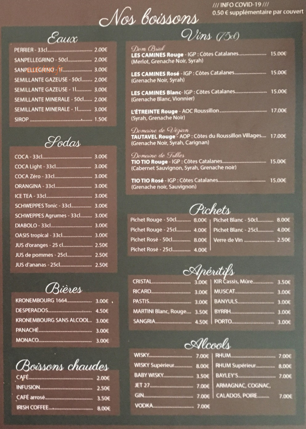 Le grilladin — carte page 2