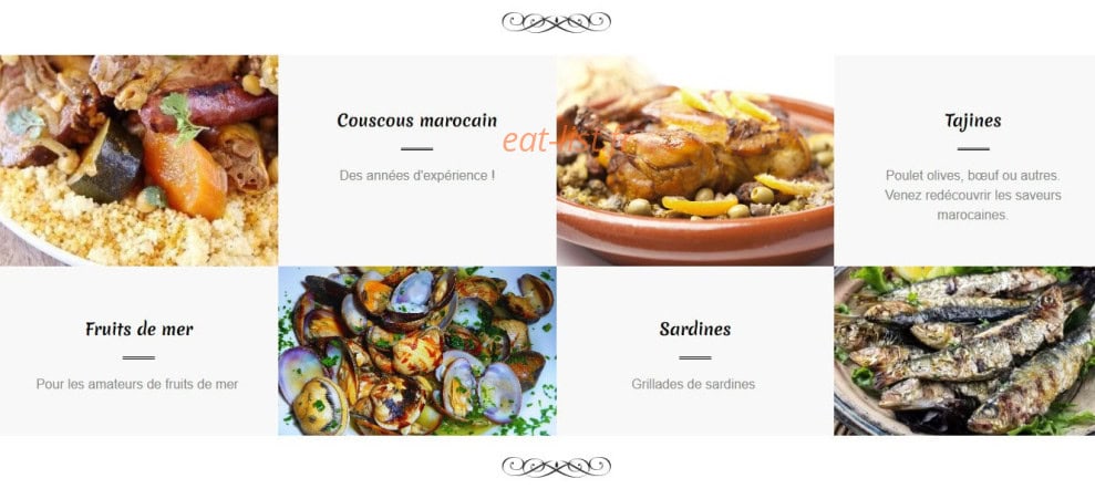 Le Petit Marrakech — carte page 2