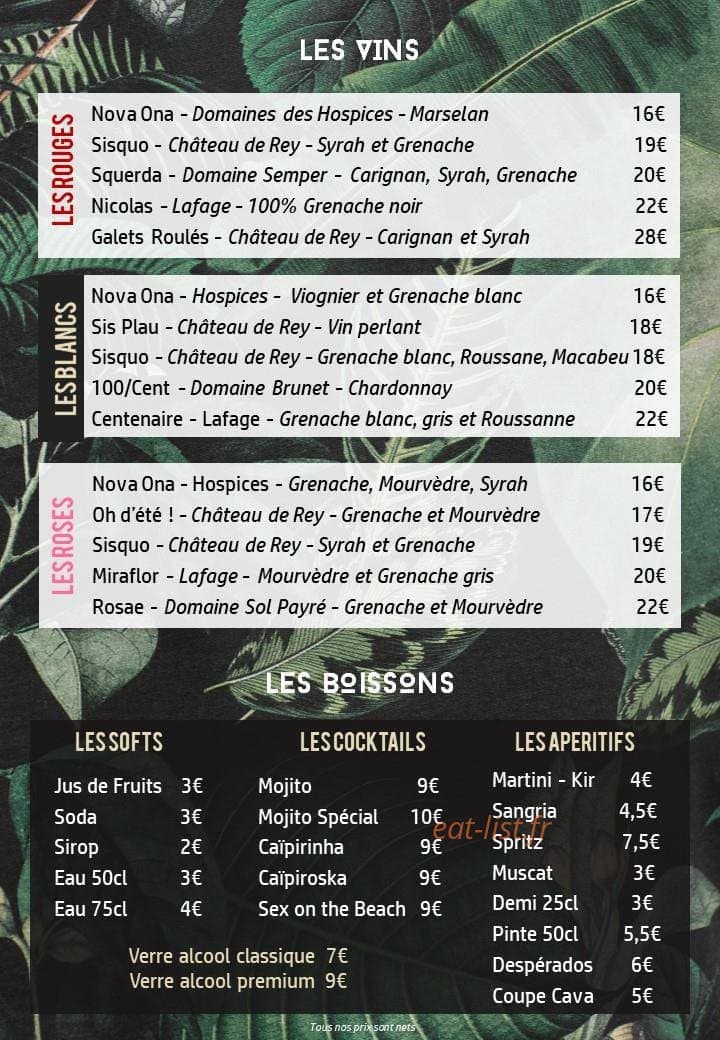 Le Relax — carte page 2