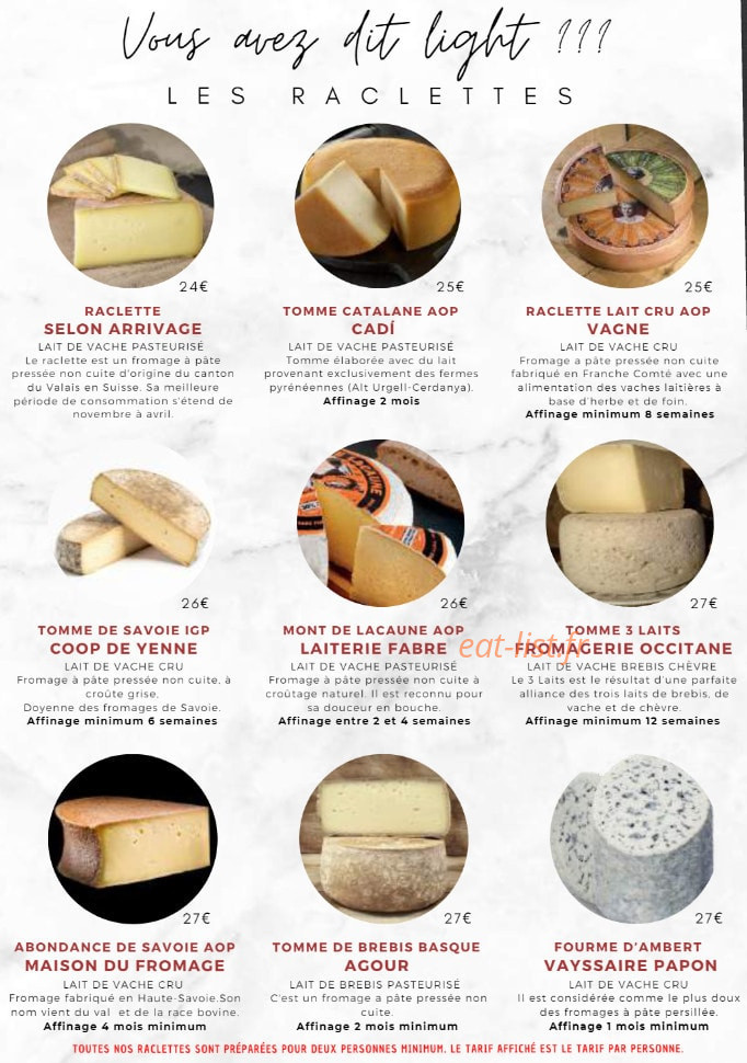 Les Copains À Table — carte page 3