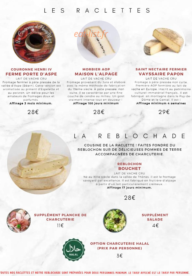 Les Copains À Table — carte page 4