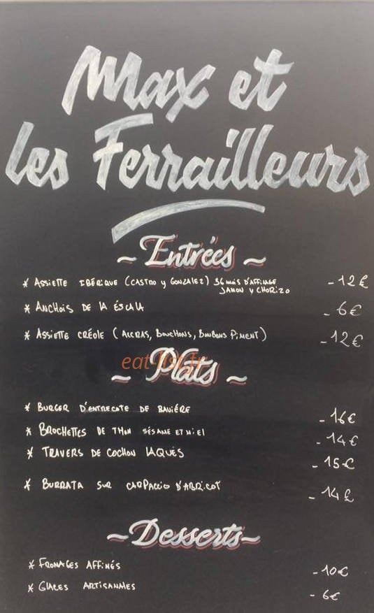 Max et les Ferrailleurs — carte page 1