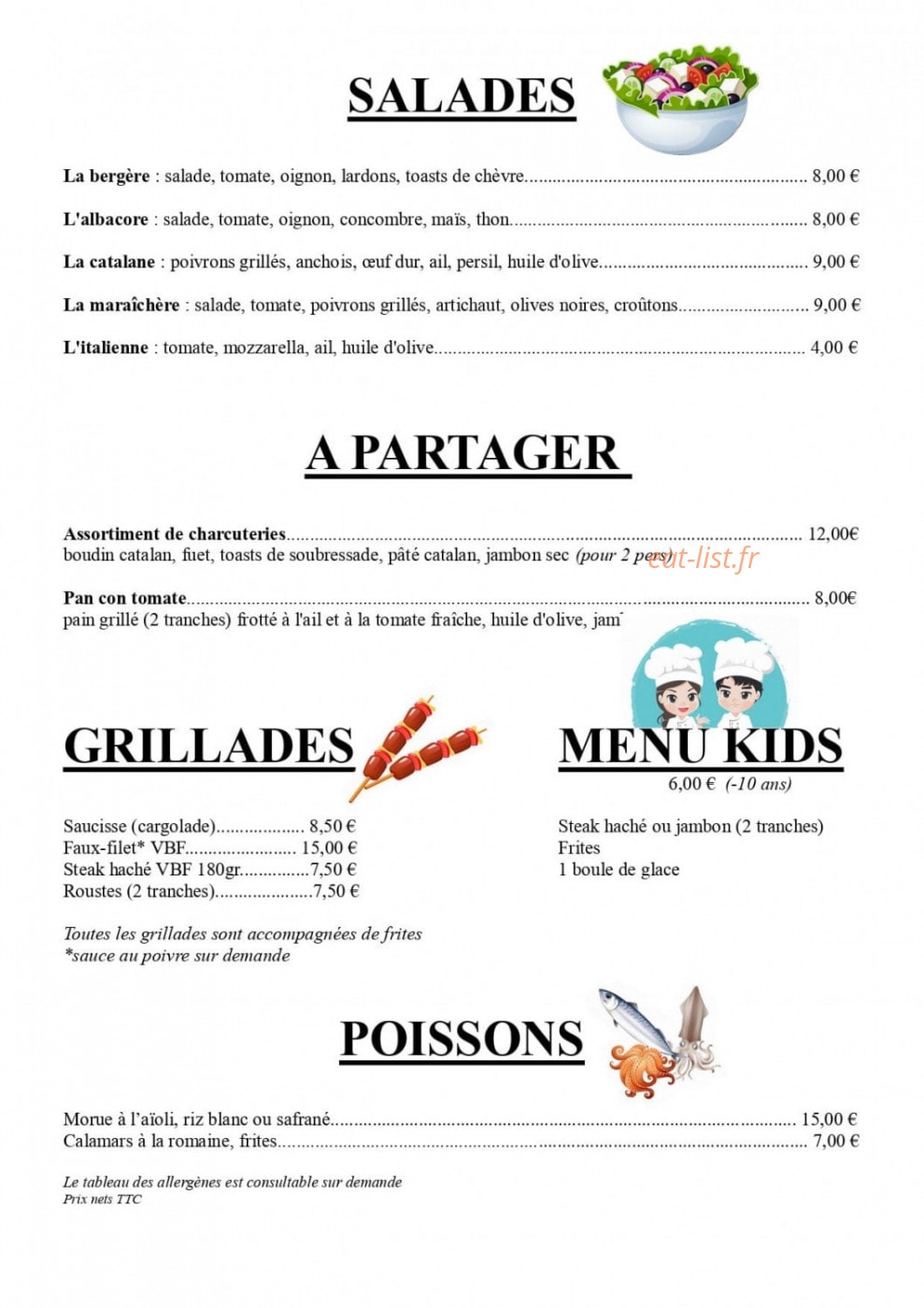 Chez Myriam et Eric — carte page 2