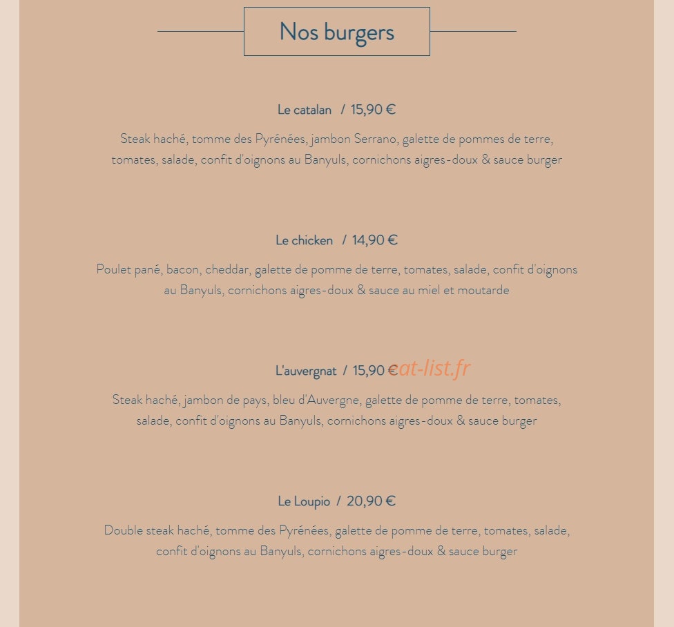 La Réserve — carte page 3