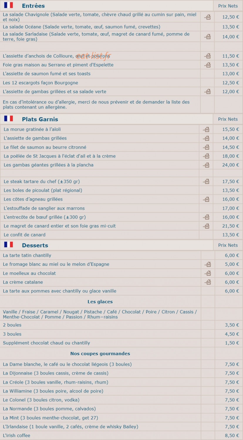 Les Caves Mouragues — carte page 5