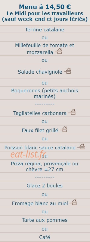 Les Caves Mouragues — carte page 1