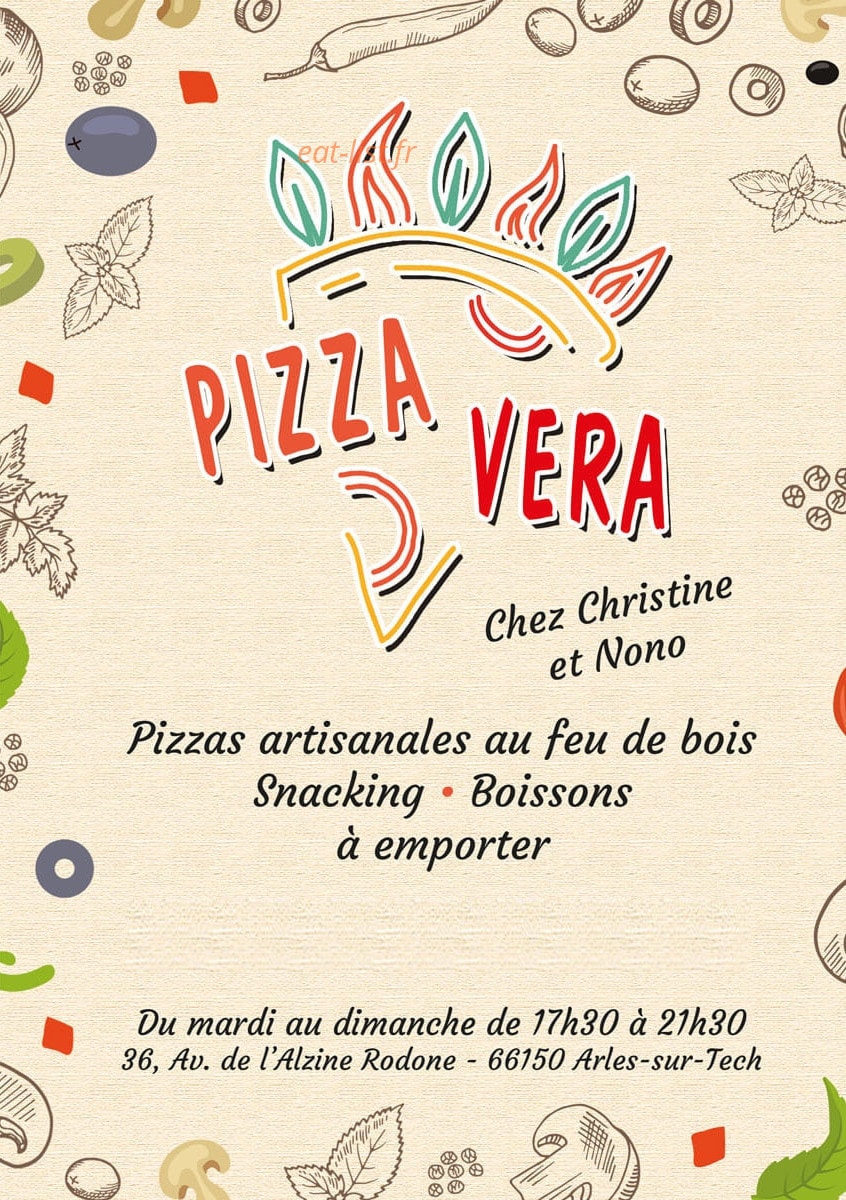 Pizzavera Vallespir — carte page 1