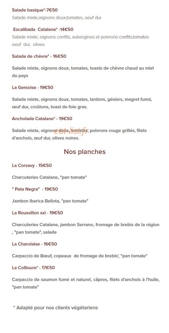 El cortal — carte page 1