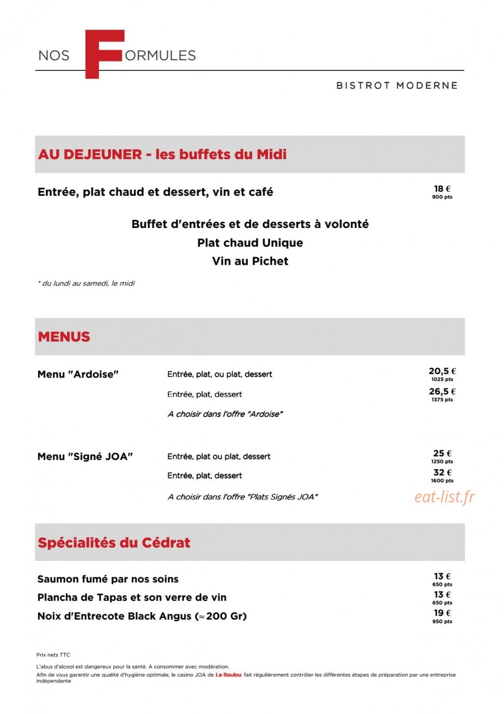Joa — carte page 1