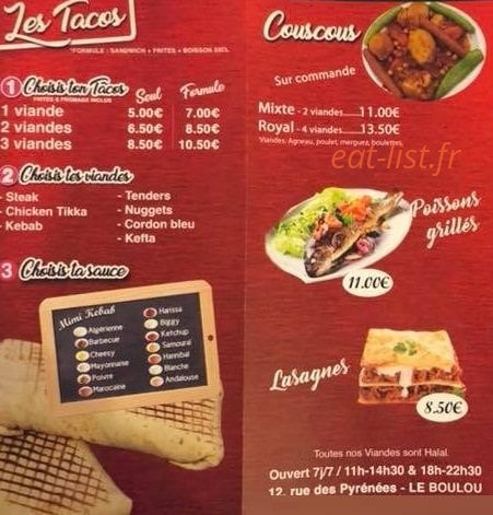 Mimi Kebab — carte page 4