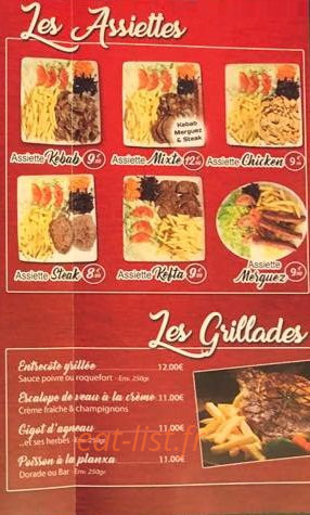Mimi Kebab — carte page 2