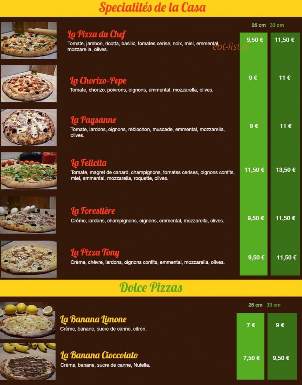 Pizza Tony — carte page 4