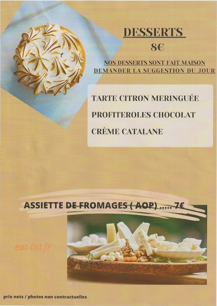 La Cabane — carte page 3