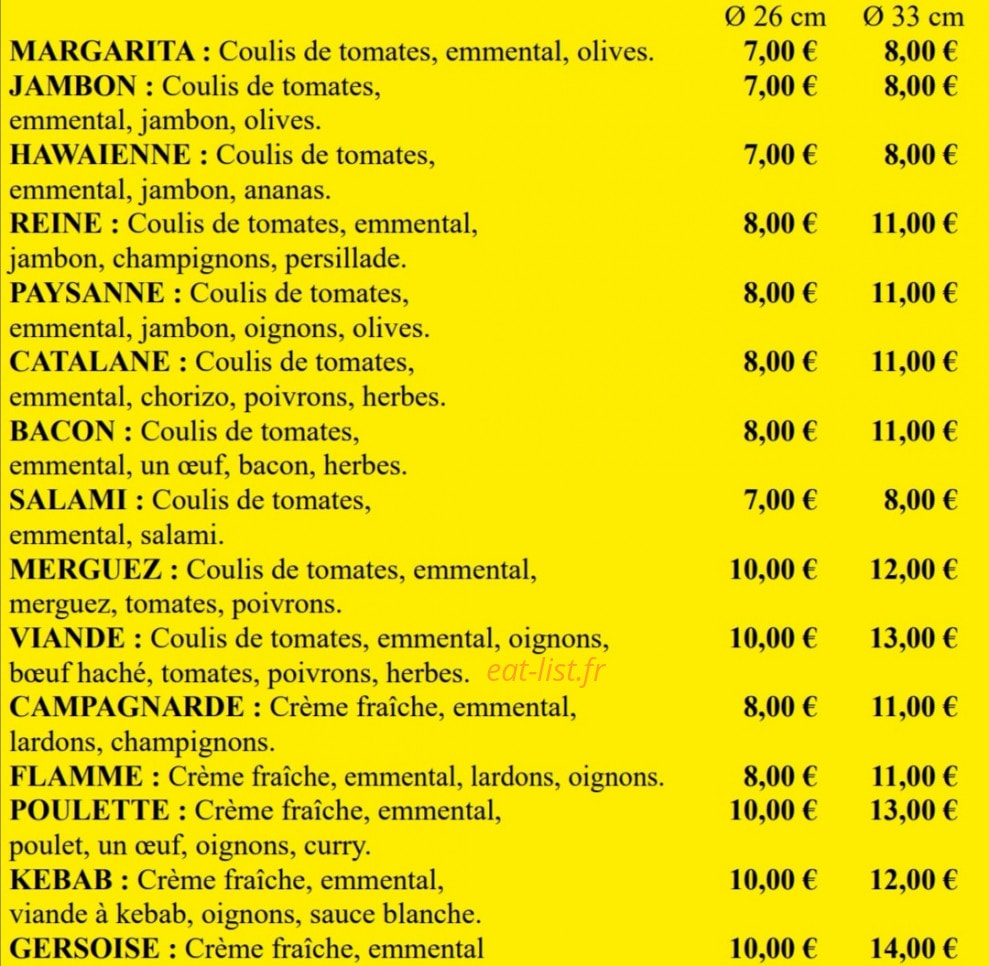 Al Cantou — carte page 1