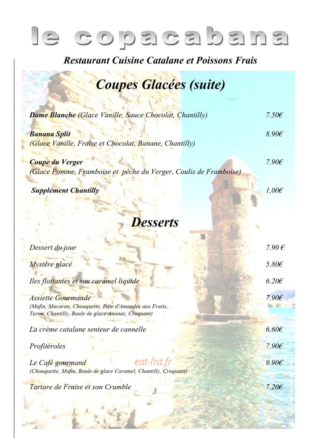 Copacabana — carte page 5