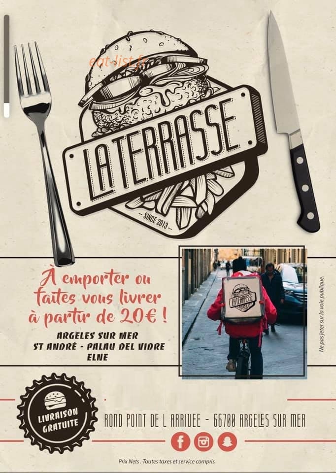 La Terrasse — carte page 1