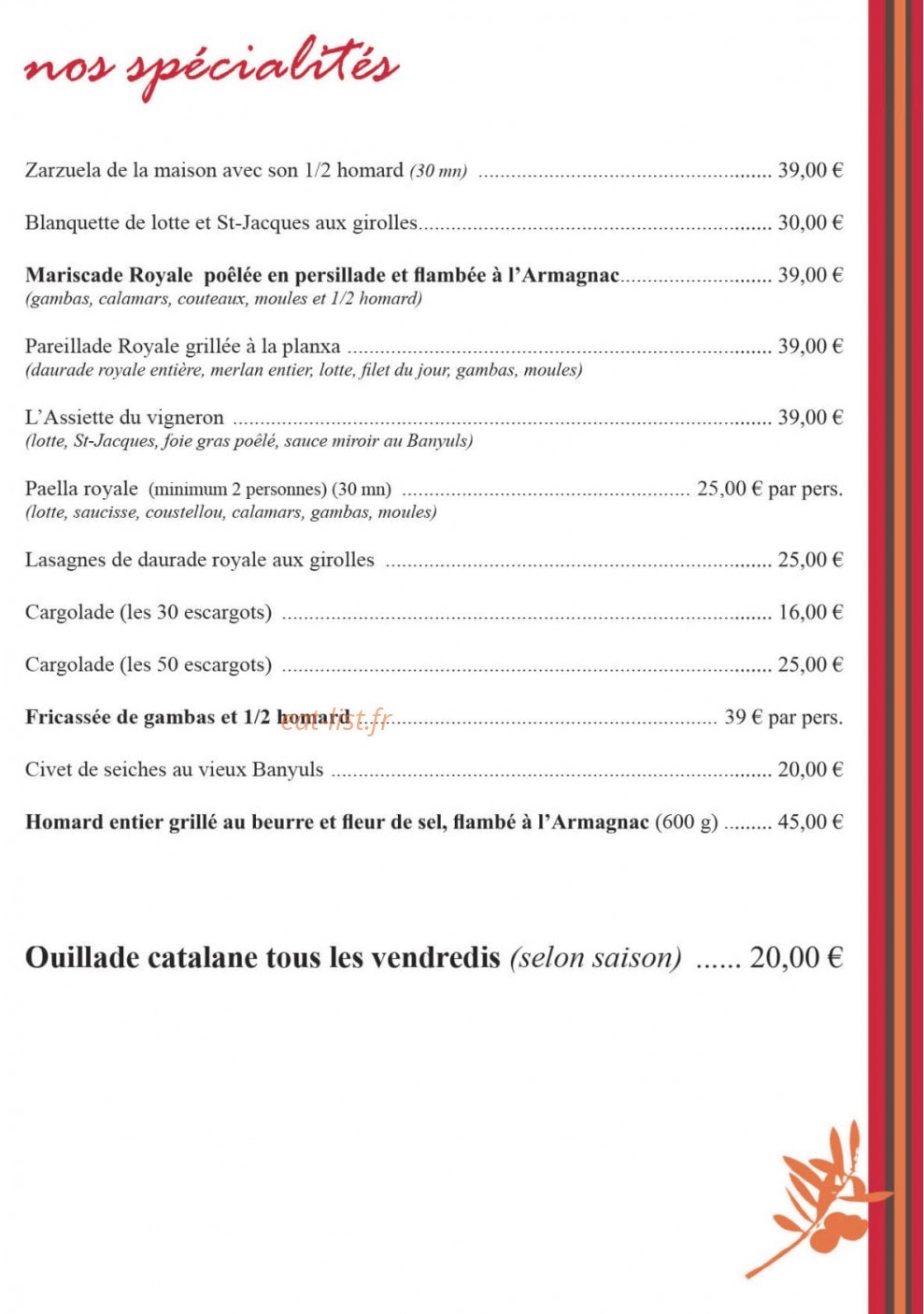 Le Jardin de Collioure — carte page 4