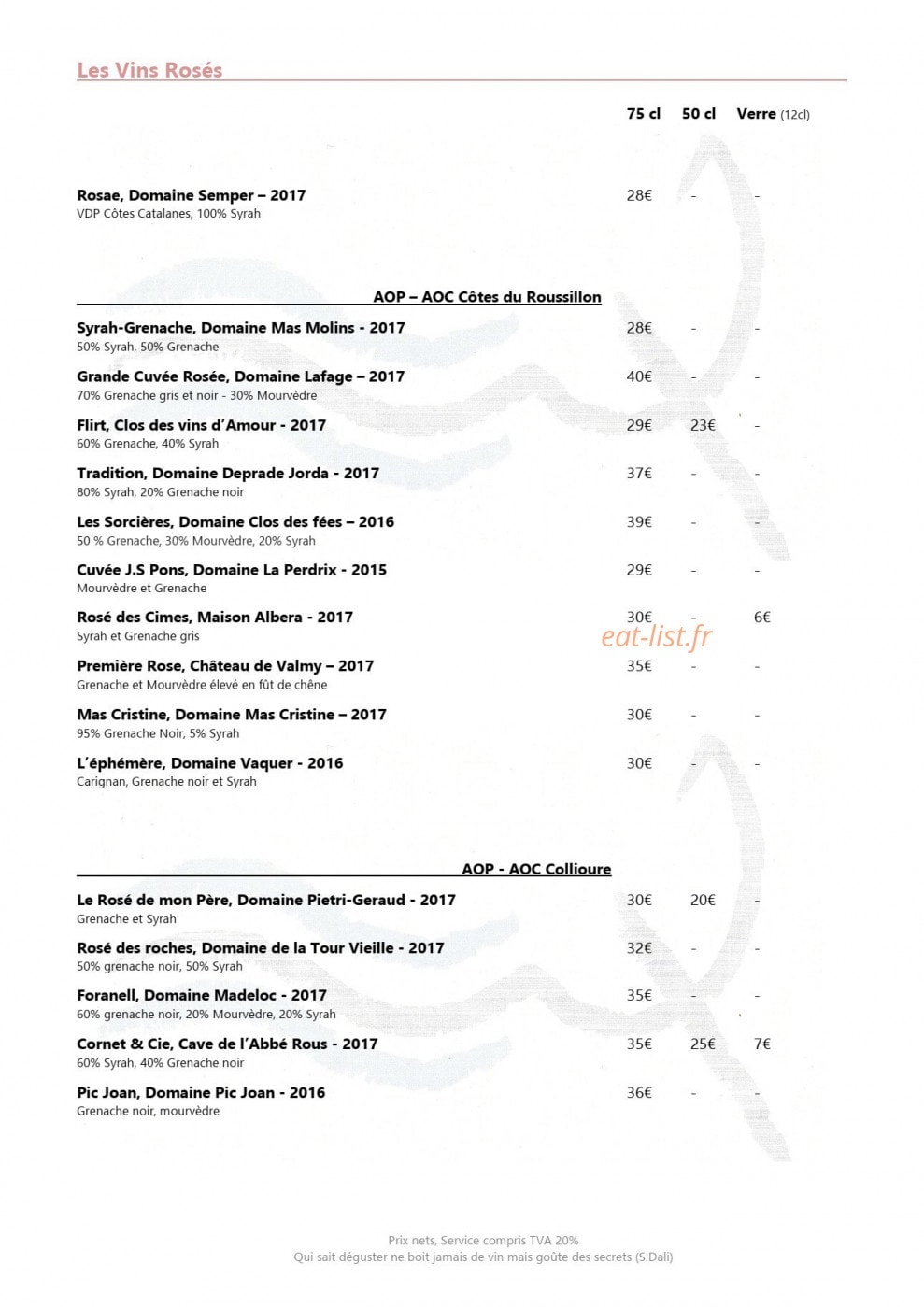 Le Neptune — carte page 10
