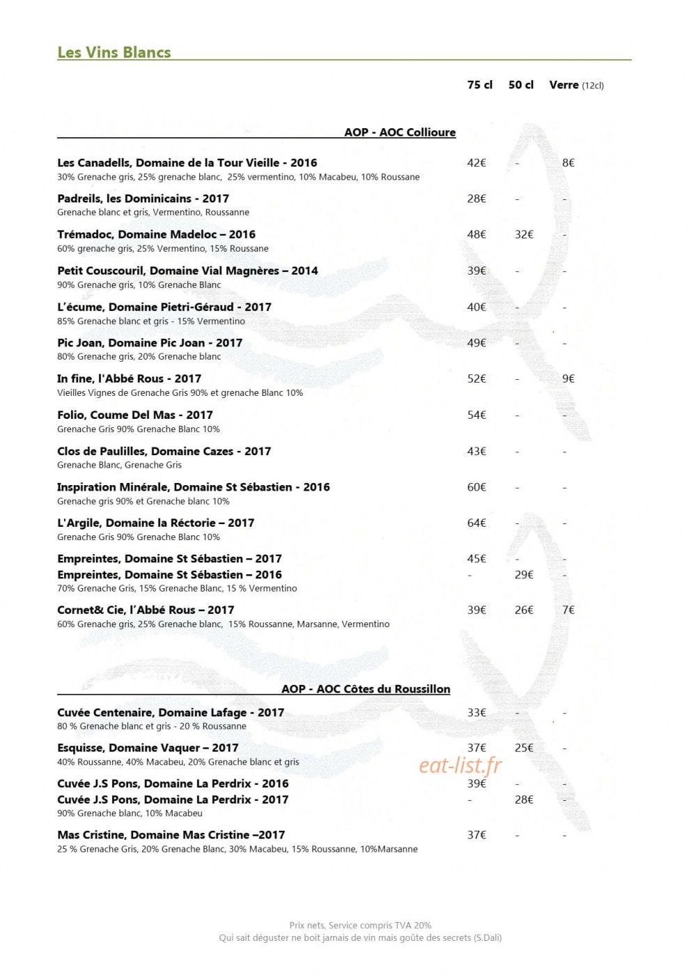 Le Neptune — carte page 16